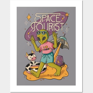 Space tourist Posters and Art